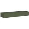 Image de vidaXL Jardinière Vert Olive 280x80x40 cm Acier
