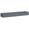 Image de vidaXL Jardinière Anthracite 360x80x40 cm Acier