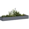 Image de vidaXL Jardinière anthracite 360x80x40 cm acier