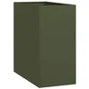 Image de vidaXL Jardinière Vert Olive 40x80x80 cm Acier, Pot de Fleurs, Support de Plantes, lit surélevé, Support de jardinière, bac à Plantes