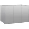 Image de vidaXL Jardinière 120x80x80 cm Acier galvanisé, Pot de Fleurs, Support de Plantes, lit surélevé, Support de jardinière, bac à Plantes
