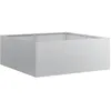 Image de vidaXL Jardinière 80x80x30 cm Acier galvanisé