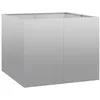Image de vidaXL Jardinière 100x100x80 cm Acier galvanisé, Pot de Fleurs, Support de Plantes, lit surélevé, Support de jardinière, bac à Plantes