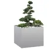 Image de vidaXL Jardinière 100x100x80 cm acier galvanisé