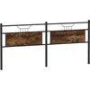Image de vidaXL Tête de lit de Remplacement chêne fumé 193 cm Bois d'ingénierie et