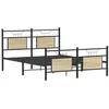 Image de vidaXL Cadre de lit sans Matelas chêne Sonoma 140x200 cm