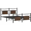 Image de vidaXL Cadre de lit sans Matelas chêne Marron 150x200 cm