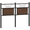 Image de vidaXL Tête de lit de Remplacement chêne Marron 120 cm Bois d'ingénierie