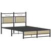 Image de vidaXL Cadre de lit sans Matelas chêne Sonoma 120x190 cm