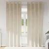 Image de vidaXL Rideaux occultants 2 pcs Crème 140 x 225 cm Velours