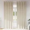Image de vidaXL Rideaux occultants 2 pcs Crème 140 x 245 cm Velours