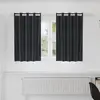 Image de vidaXL Rideaux occultants 2 pcs Gris foncé 140 x 140 cm Velours