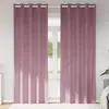 Image de vidaXL Rideaux occultants 2 pcs Rose foncé 140 x 225 cm Velours
