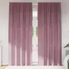 Image de vidaXL Rideaux occultants 2 pcs Rose foncé 140 x 245 cm Velours