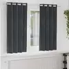 Image de vidaXL Rideaux occultants 2 pcs Gris clair 140 x 175 cm Velours