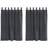 Image de vidaXL Rideaux occultants 2 pcs Gris Clair 140 x 140 cm Velours, Rideaux occultants élégants, en Velours Chic, pour Chambre, Salon et décoration intérieure