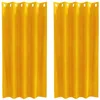 Image de vidaXL Rideaux occultants 2 pcs Jaune Moutarde 140 x 175 cm Velours, Rideaux occultants élégants, en Velours Chic, pour Chambre, Salon et décoration intérieure