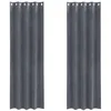 Image de vidaXL Rideaux occultants 2 pcs Gris Clair 140 x 225 cm Velours, Rideaux occultants élégants, en Velours Chic, pour Chambre, Salon et décoration intérieure