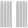 Image de vidaXL Rideaux occultants avec Anneaux 2 pcs Gris pâle 260 x 140 cm, Rideaux Modernes pour Le Salon, occultants, draps légers, en Polyester, pour Plus d'intimité