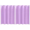 Image de vidaXL Rideaux occultants avec Anneaux 2 pcs Violet 140 x 140 cm, Rideaux Modernes pour Le Salon, occultants, draps légers, en Polyester, pour Plus d'intimité
