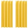Image de vidaXL Rideaux occultants avec Anneaux 2 pcs Jaune Moutarde, Rideaux Modernes pour Le Salon, occultants, draps légers, en Polyester, pour Plus d'intimité