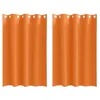 Image de vidaXL Rideaux occultants avec Anneaux 2 pcs Orange Vif 175 x 140 cm, Rideaux Modernes pour Le Salon, occultants, draps légers, en Polyester, pour Plus d'intimité