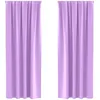 Image de vidaXL Rideaux occultants avec Anneaux 2 pcs Violet 260 x 140 cm, Rideaux de Salon, Rideaux occultants Modernes, traitant la lumière, Options manuelles pour Plus d'intimité