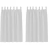 Image de vidaXL Rideaux occultants avec Anneaux 2 pcs Gris pâle 175 x 140 cm, Rideaux Modernes pour Le Salon, occultants, draps légers, en Polyester, pour Plus d'intimité
