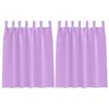 Image de vidaXL Rideaux occultants avec Anneaux 2 pcs Violet 140 x 140 cm, Rideaux Modernes pour Le Salon, occultants, draps légers, en Polyester, pour Plus d'intimité