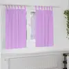Image de vidaXL Rideaux occultants avec anneaux 2 pcs Violet 140 x 140 cm
