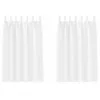 Image de vidaXL Rideaux occultants avec Anneaux 2 pcs Blanc Pur 175 x 140 cm, Rideaux Modernes pour Le Salon, occultants, draps légers, en Polyester, pour Plus d'intimité