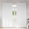 Image de vidaXL Rideaux occultants avec anneaux 2 pcs Blanc pur 260 x 140 cm