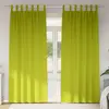 Image de vidaXL Rideaux occultants avec anneaux 2 pcs Vert 225 x 140 cm