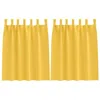 Image de vidaXL Rideaux occultants avec Anneaux 2 pcs Jaune Moutarde, Rideaux Modernes pour Le Salon, occultants, draps légers, en Polyester, pour Plus d'intimité