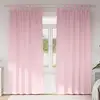 Image de vidaXL Rideaux occultants avec anneaux 2 pcs Rose bébé 260 x 140 cm