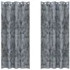 Image de vidaXL Rideau avec des Rideaux 2 pcs Gris argenté 245 x 140 cm Velours, Rideaux Salon, Panneaux en Velours Traditionnels, occultants et pour l'intimité dans Un déco Chic.