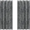Image de vidaXL Rideau avec des Rideaux 2 pcs Gris 260 x 140 cm Velours, Rideaux Salon, Panneaux en Velours Traditionnels, occultants et pour l'intimité dans Un déco Chic.