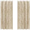 Image de vidaXL Rideau avec des Rideaux 2 pcs Crème 245 x 140 cm Velours, Rideaux Salon, Panneaux en Velours Traditionnels, occultants et pour l'intimité dans Un déco Chic.