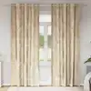 Image de vidaXL Rideaux en velours 2 pcs Crème 245 x 140 cm Velours