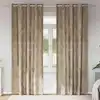 Image de vidaXL Rideaux en velours 2 pcs Champagne 225 x 140 cm Velours