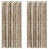 Image de vidaXL Rideaux en Velours 2 pcs Champagne 245 x 140 cm Velours, Rideaux en Velours Modernes, occultants, Isolation Thermique, déco élégante pour fenêtres, draps stylés