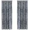 Image de vidaXL Rideau avec des Rideaux 2 pcs Gris argenté 260 x 140 cm Velours, Rideaux Salon, Panneaux en Velours Traditionnels, occultants et pour l'intimité dans Un déco Chic.