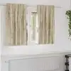 Image de vidaXL Rideaux en velours 2 pcs Crème 140 x 140 cm Velours