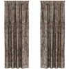 Image de vidaXL Rideau avec des Rideaux 2 pcs Cappuccino 245 x 140 cm Velours, Rideaux Salon, Panneaux en Velours Traditionnels, occultants et pour l'intimité dans Un déco Chic.