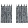 Image de vidaXL Rideau avec des Rideaux 2 pcs Gris argenté 175 x 140 cm Velours, Rideaux Salon, Panneaux en Velours Traditionnels, occultants et pour l'intimité dans Un déco Chic.