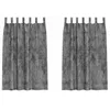 Image de vidaXL Rideau avec des Rideaux 2 pcs Gris 175 x 140 cm Velours, Rideaux Salon, Panneaux en Velours Traditionnels, occultants et pour l'intimité dans Un déco Chic.