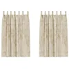 Image de vidaXL Rideau avec des Rideaux 2 pcs Crème 175 x 140 cm Velours, Rideaux Salon, Panneaux en Velours Traditionnels, occultants et pour l'intimité dans Un déco Chic.