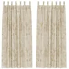 Image de vidaXL Rideau avec des Rideaux 2 pcs Crème 245 x 140 cm Velours, Rideaux Salon, Panneaux en Velours Traditionnels, occultants et pour l'intimité dans Un déco Chic.