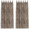 Image de vidaXL Rideau avec des Rideaux 2 pcs Cappuccino 260 x 140 cm Velours, Rideaux Salon, Panneaux en Velours Traditionnels, occultants et pour l'intimité dans Un déco Chic.