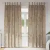 Image de vidaXL Rideaux en velours 2 pcs Champagne 260 x 140 cm Velours